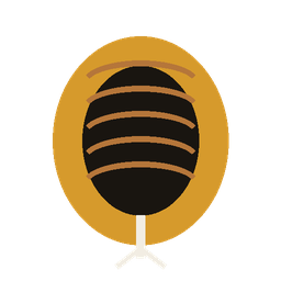 Potent THC Seeds logo: an amber cannabis seed with tiger-stripe shell markings and an emerging taproot