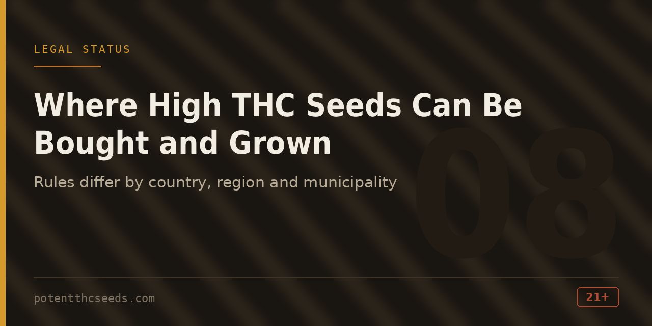 Section cover on legal status, stating that rules differ by country, region and municipality